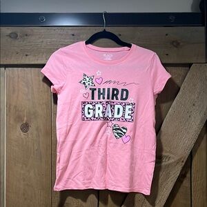 The Children's Place Pink Short Sleeve Tee Third Grade NWOT